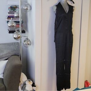 Rag & Bone 2 silky tuxedo jumpsuit